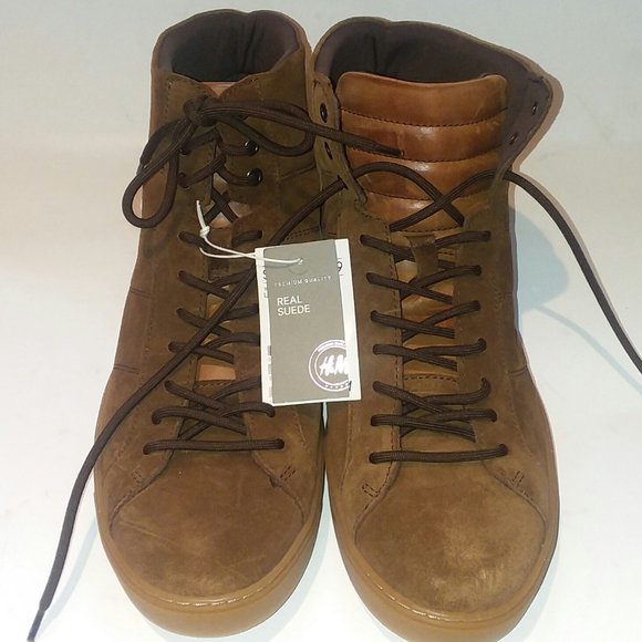#19 NEW H&M Real Suede Brown Chukka Boots main image 5
